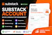 create substack account, substack setup and newsletter management