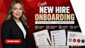 create new hire onboarding courses, employee training and elearning materials