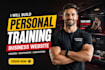 build a personal training business website