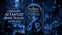 create a cinematic ai fantasy book trailer for your novel