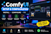install and set up comfyui with custom ai workflows