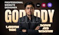 design godaddy website redesign godaddy website design develop godaddy website