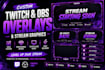design custom twitch and obs stream overlays and graphics