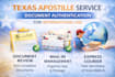 provide fast texas apostille service and document authentication