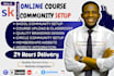 skool community setup skool course content skool course ghl circle so community
