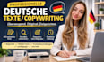 write german SEO articles and blog posts