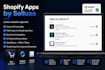 create shopify public app, shopify custom app and shopify developer