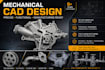 do mechanical design, cad drawing, injection mold, cnc, cad, with solidworks