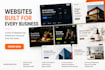build custom ai website, business website, startup website, custom landing page