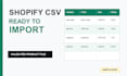 clean and prepare shopify or woocommerce product CSV files