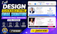 design clickable html email signature animated email signature html design