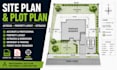 create a professional site plan, plot plan in autocad permit drawring blueprints