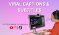 add subtitle and viral  caption to your video