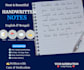 write neat handwritten notes in english and bengali