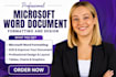 professionally microsoft word document formatting ms word edit document design