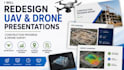redesign uav construction progress and drone survey presentations