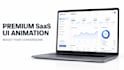 create a saas explainer video with UI animation