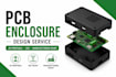 pcb enclosure designer, 3d printable case electronics housing manufacturing
