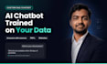 build a custom gpt ai chatbot web app trained on your business data