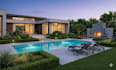 do 3d backyard landscape design and patio rendering