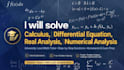 solve calculus real analysis numerical analysis  and ode problems