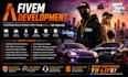do custom fivem development script car map peds clothing rp server system gta v