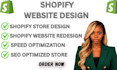 design high converting shopify store redesign shopify website design