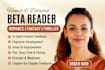 beta reader fantasy romance beta reader novel beta reader thriller beta reader