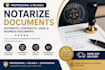 notarize documents, affidavits, contracts and legal documents