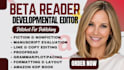 edit and proofread, format nonfiction, fiction romance developmental book editor