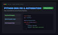 fix python bugs, debug rest apis, and write custom scripts