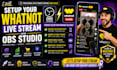 setup whatnot live stream using obs studio with custom overlays