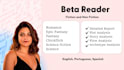 beta read your fiction novel