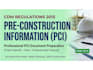 prepare pre construction information pci document under cdm 2015