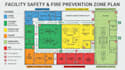design emergency evacuation plan, fire escape map, fire safety and zone plan