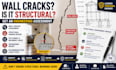 assess wall cracks and structural damage in your property
