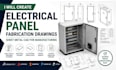 create electrical panel fabrication drawings sheet metal cad