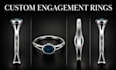 custom engagement ring design, wedding ring design and 3d cad jewelry modeling