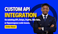 develop fix integrate rest apis, stripe, paypal into your wix, squarespace code