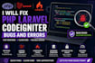 fix PHP laravel codeigniter bugs and errors