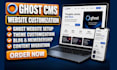 ghost newsletter setup ghost cms blog ghost membership website automation