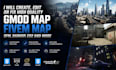 create, edit or fix high quality gmod map, fivem map, sfm, darkrp, cs2 and more