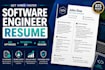 write ats optimized software engineer resume technical CV and IT job resume