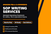 write sops and process docs for amazon fba and ecommerce sellers