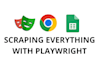 scrape dynamic websites using python and playwright