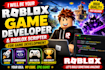 be your roblox game developer and roblox scripter for game development