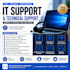 provide remote IT support and troubleshoot windows linux and network issues