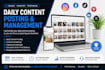 manage your social media content posting and scheduling