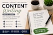write engaging content , articles and blog posts