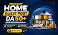 do high quality guest posting and link building